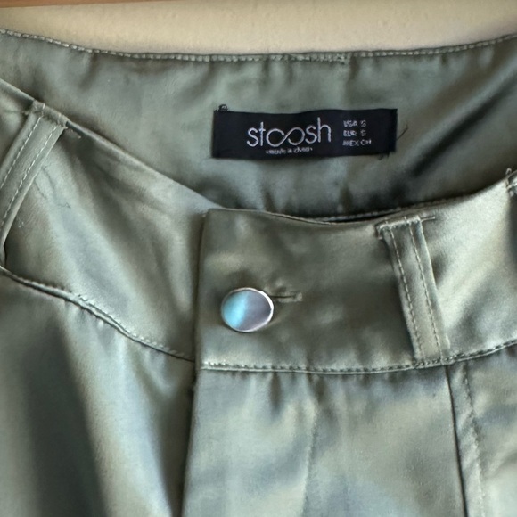 Stoosh Light Green High-Waisted Pants - Picture 7 of 9